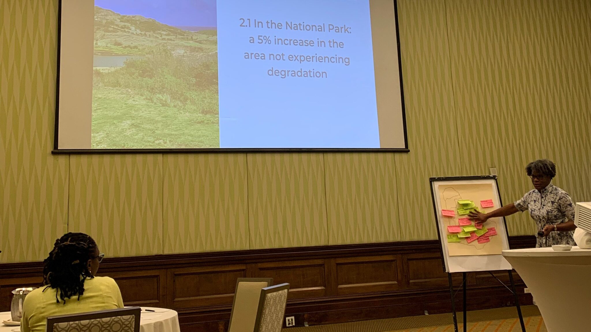 The Biodiversity Conservation and Management Section participated in a national Land Degradation Neutrality (LDN) target-setting workshop on 15 March 2023 facilitated by Dr. Thérèse Yarde.